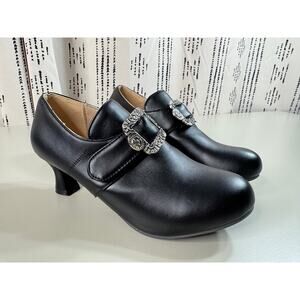 18th Century Victorian Norwegian Bunad Witch Costume Period Piece Shoe Size 39